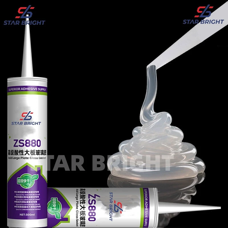Adhesion Cure surt akryl silikon tätningsmedel